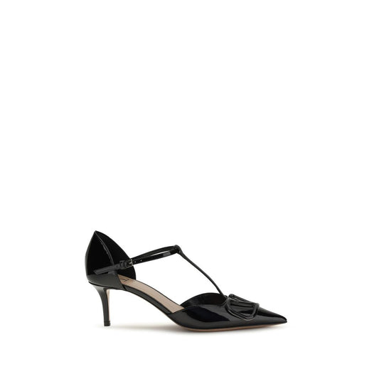 Valentino Garavani Black Calf Leather Bos Taurus High Heel Pumps 1728,72470364320,Black,EU36/US6,EU37.5/US7.5,EU37/US7,EU38/US8,EU39/US9,EU40/US10,EU41/US11,High Heel - Pumps - Shoes,New with tags,Pumps - Shoes,Shoes,Valentino Garavani,Women