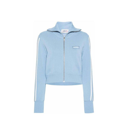 Autry Blue Nylon Cardigan 1728,75611013280,Autry,Blue,Cardigans - Sweaters - Clothing,Clothing,M,New with tags,S,Sweaters - Clothing,Women,XL,XS
