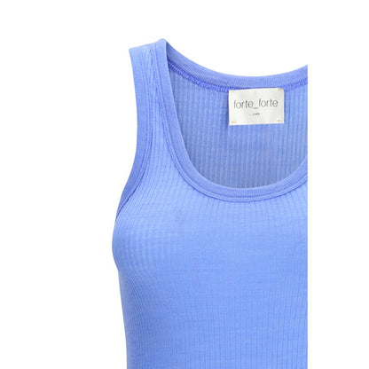 Forte_Forte Blue Fleece Wool Top