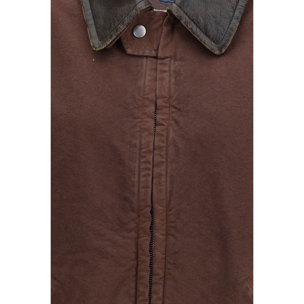 Prada Brown Cotton Coat 1728,72470364320,Brown,Clothing,Coats - Jackets & Coats - Clothing,IT40 | M,Jackets & Coats - Clothing,New with tags,Prada,Women