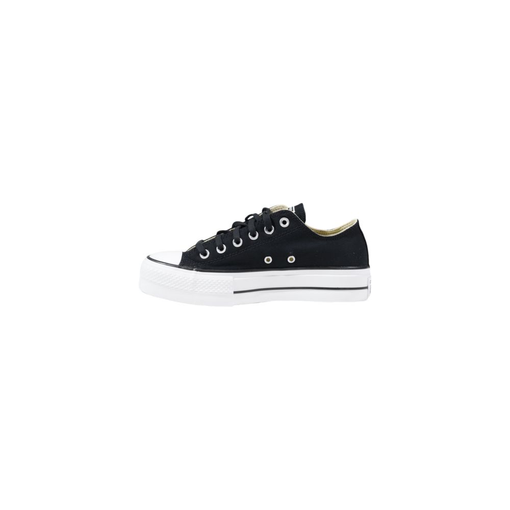 Converse Black Fabric Platform Sneakers 1728,71956299936,Black,Converse,EU36.5/US6.5,EU36/US6,EU37.5/US7.5,EU37/US7,EU38/US8,EU39.5/US9.5,EU39/US9,EU40/US10,EU41/US11,New with tags,Platform - Sneakers - Shoes,Shoes,Sneakers - Shoes,Women