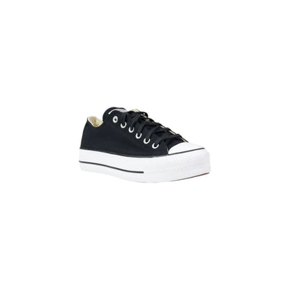 Converse Black Fabric Platform Sneakers 1728,71956299936,Black,Converse,EU36.5/US6.5,EU36/US6,EU37.5/US7.5,EU37/US7,EU38/US8,EU39.5/US9.5,EU39/US9,EU40/US10,EU41/US11,New with tags,Platform - Sneakers - Shoes,Shoes,Sneakers - Shoes,Women