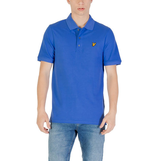 Lyle & Scott Blue Cotton Polo Shirt 1728,71956299936,Blue,Clothing,IT44 | S,Lyle & Scott,Men,New with tags,Polo Shirts - T-Shirts - Clothing,T-Shirts - Clothing