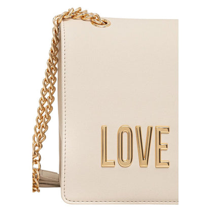 Love Moschino Beige Polyethylene Handbag 1728,71956299936,Bags,Beige,Handbags - Bags,Love Moschino,New with tags,Women