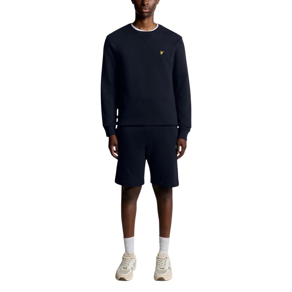 Lyle & Scott Blue Cotton Sweatshirt 1728,71956299936,Blue,Clothing,IT52 | XL,Lyle & Scott,Men,New with tags,Sportswear - Clothing,Sweatshirt - Sportswear - Clothing
