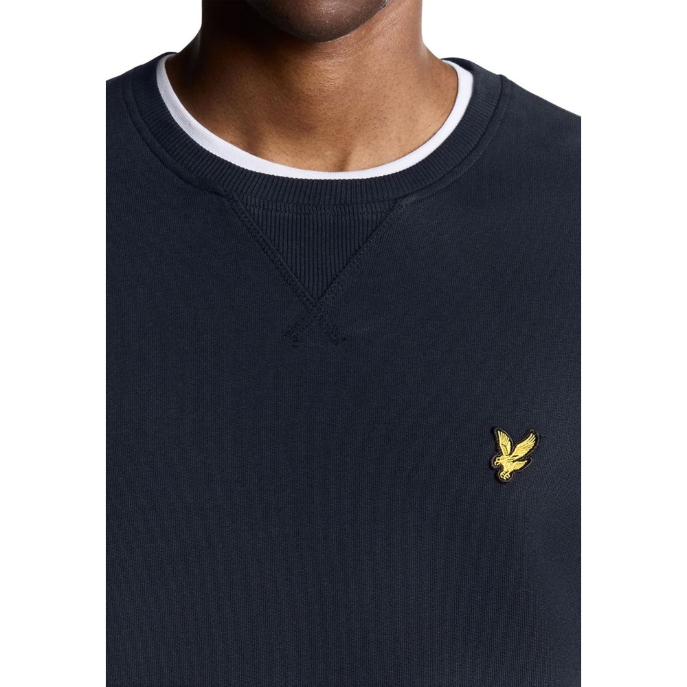 Lyle & Scott Blue Cotton Sweatshirt 1728,71956299936,Blue,Clothing,IT52 | XL,Lyle & Scott,Men,New with tags,Sportswear - Clothing,Sweatshirt - Sportswear - Clothing