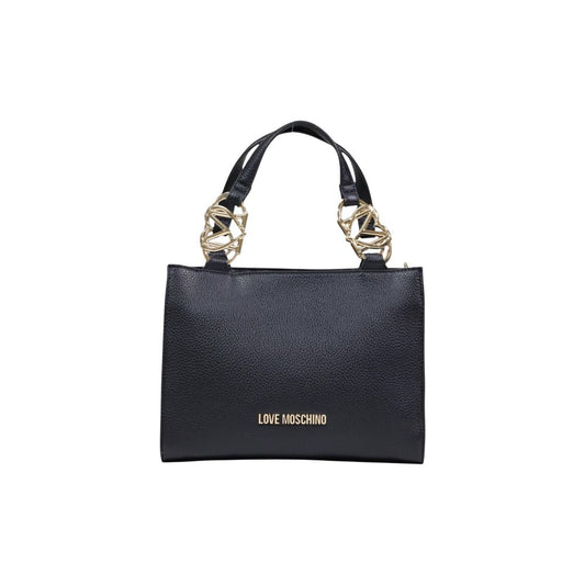Love Moschino Black Polyethylene Handbag 1728,71956299936,Bags,Black,Handbags - Bags,Love Moschino,New with tags,Women