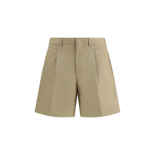 Prada Beige Cotton Bermuda Shorts 1728,72470364320,Beige,Bermuda - Shorts - Clothing,Clothing,IT46 | S,IT48 | M,IT50 | L,Men,New with tags,Prada,Shorts - Clothing
