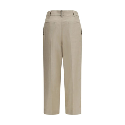 Brunello Cucinelli Beige Linen Casual Pants 1728,72470364320,Beige,Brunello Cucinelli,Casual Pants - Pants - Clothing,Clothing,IT38 | S,IT40 | M,IT44 | L,New with tags,Pants - Clothing,Women