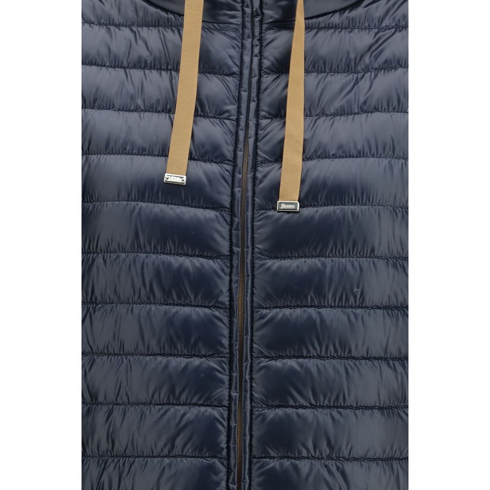 Herno Blue Polyester Coat 1728,72470364320,Blue,Clothing,Coats - Jackets & Coats - Clothing,Herno,IT40 | M,IT42 | L,IT44 | L,IT46|XL,Jackets & Coats - Clothing,New with tags,Women