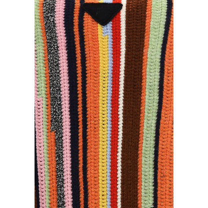 Prada Multicolor Wool Sweatshirt 1728,72470364320,Clothing,IT46 | S,IT50 | L,Men,Multicolor,New with tags,Prada,Sweaters - Clothing,Sweatshirts - Sweaters - Clothing