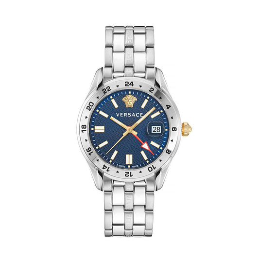 Versace Gray Stainless Steel Dress Watch 1728,67434610848,Accessories,Dress Watches - Watches - Accessories,Gray,Men,New with tags,Versace,Watches - Accessories