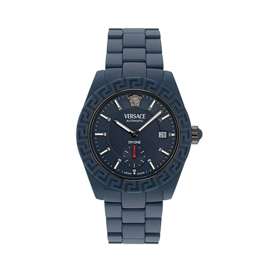 Versace Blue Ceramic Dress Watch 1728,67434610848,Accessories,Blue,Dress Watches - Watches - Accessories,Men,New with tags,Versace,Watches - Accessories