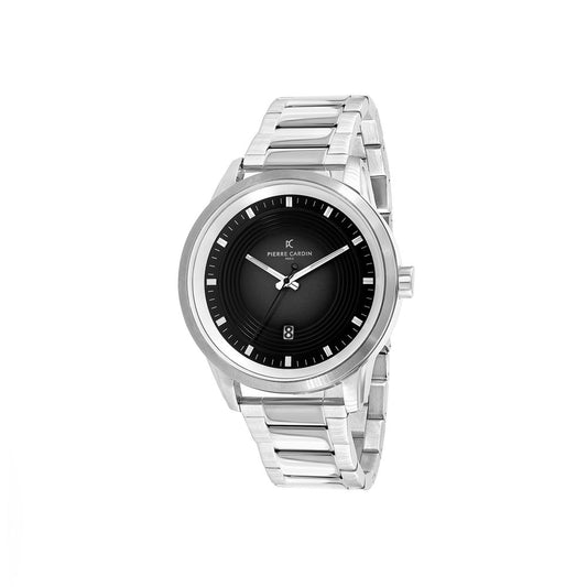 Pierre Cardin Gray Stainless Steel Dress Watch 1728,67434610848,Accessories,Dress Watches - Watches - Accessories,Gray,Men,New with tags,Pierre Cardin,Watches - Accessories