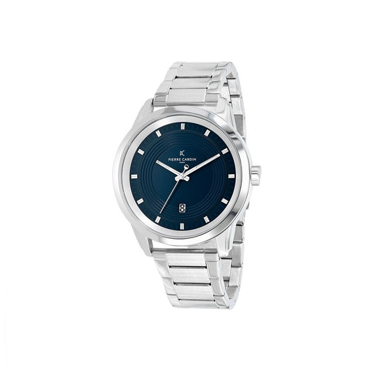 Pierre Cardin Gray Stainless Steel Dress Watch 1728,67434610848,Accessories,Dress Watches - Watches - Accessories,Gray,Men,New with tags,Pierre Cardin,Watches - Accessories