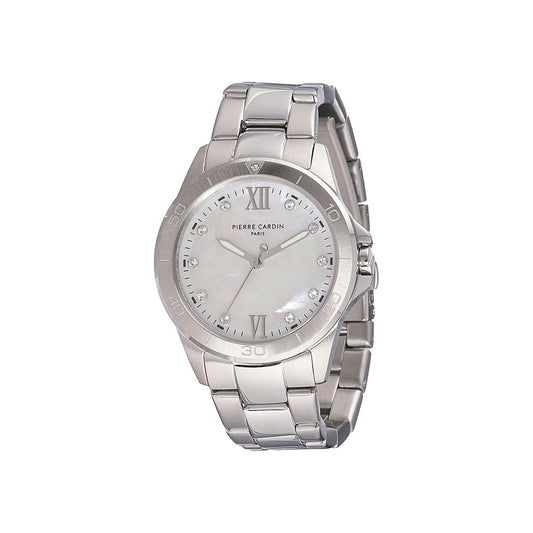 Pierre Cardin Gray Stainless Steel Dress Watch 1728,67434610848,Accessories,Dress Watches - Watches - Accessories,Gray,New with tags,Pierre Cardin,Watches - Accessories,Women