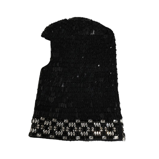 Dolce & Gabbana Black Wool Crystal Embellished Balaclava Hat 1728,67345645728,Accessories,Black,Dolce & Gabbana,Facemasks - Other Accessories - Accessories,Flatcap Hats - Hats - Accessories,Hats - Accessories,Material: 30% Metallic Fiber 40% Virgin Wool 3