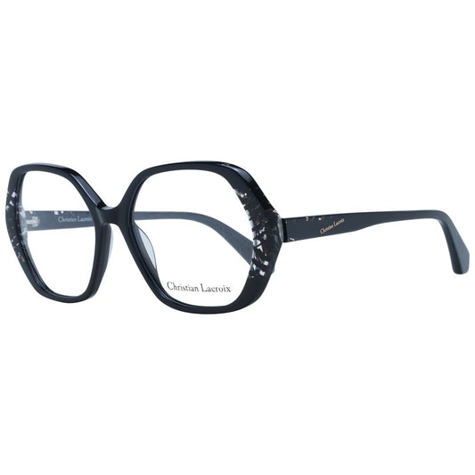 Christian Lacroix Black Acetate Glasses (Frames) 1728,67345776800,Accessories,Black,Christian Lacroix,Glasses (Frames) - Glasses and Sunglasses - Accessories,Glasses and Sunglasses - Accessories,New with tags,Women