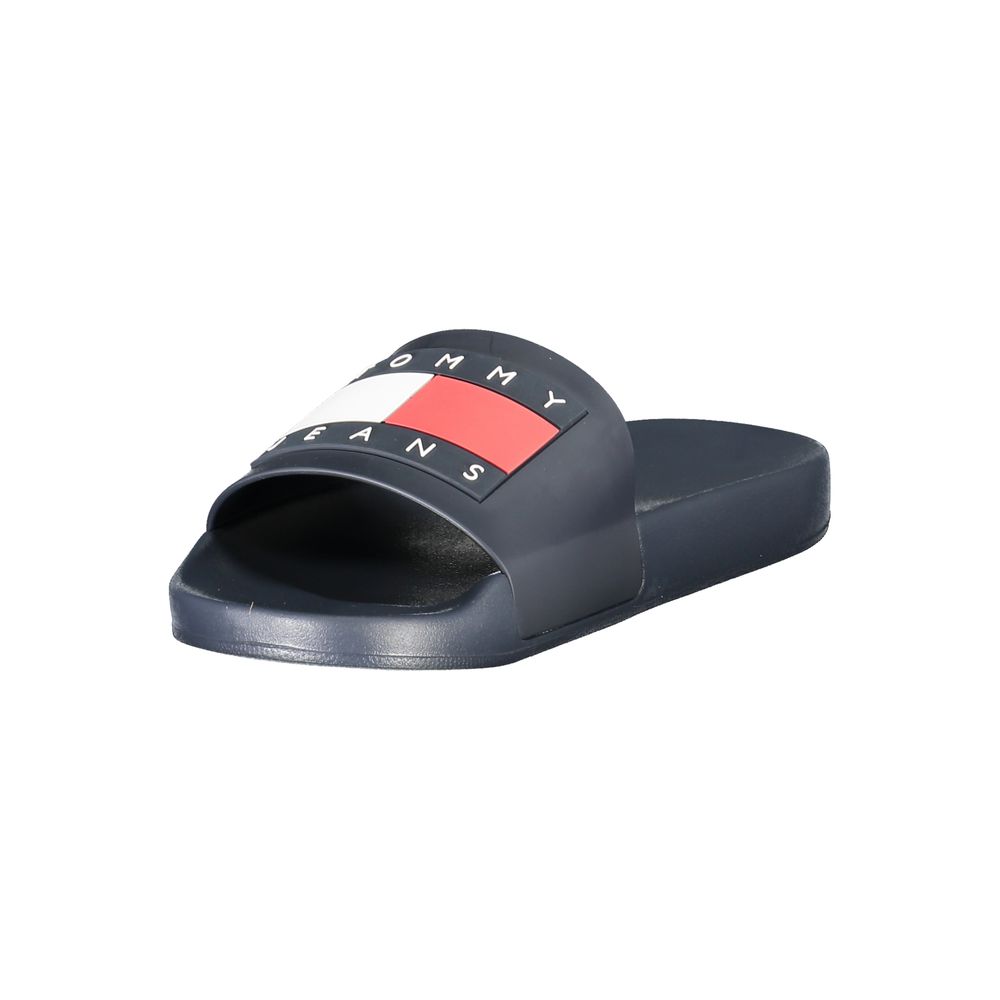Tommy Hilfiger Blue Polyethylene Slippers
