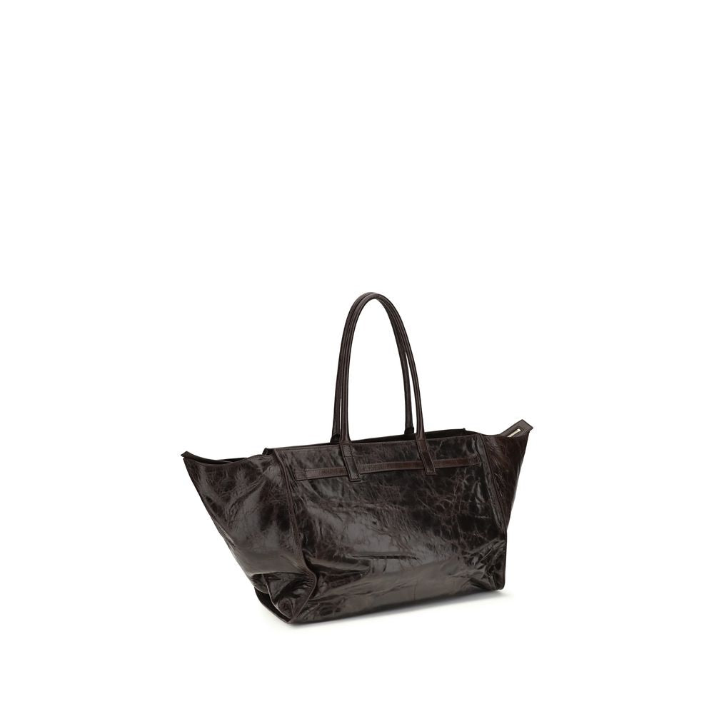 Benedetta Bruzziches Brown Calf Leather Bos Taurus Shoulder Bag