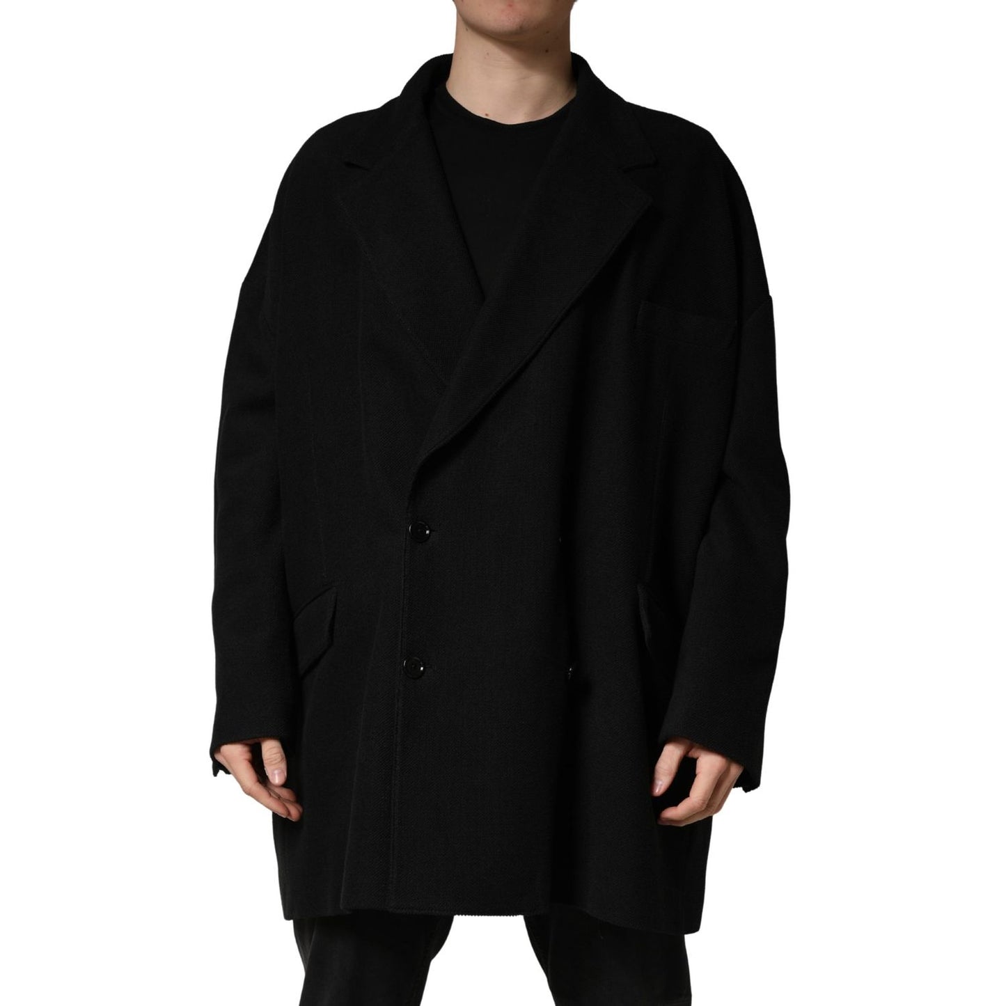 Dolce & Gabbana Black Double Breasted 2 Buttons Suit Jacket