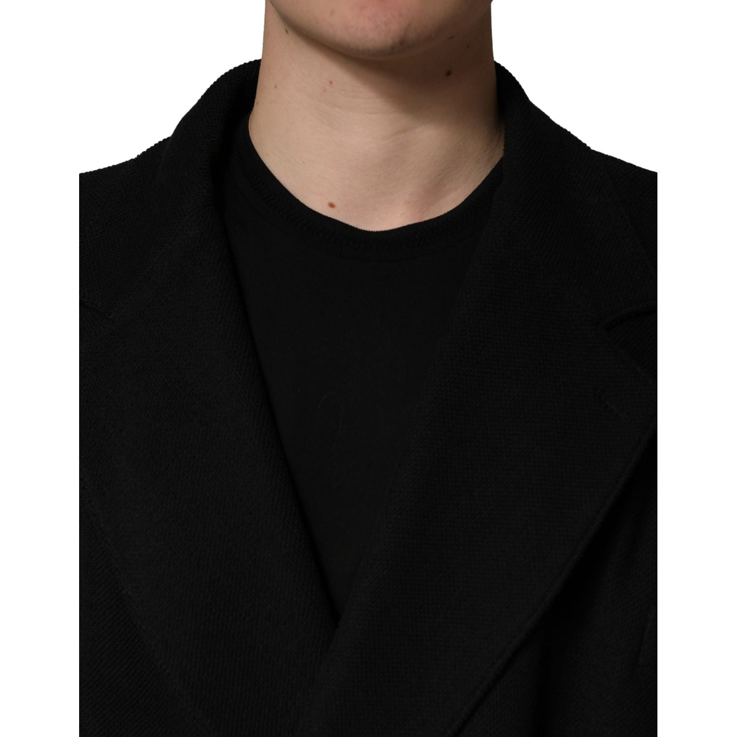 Dolce & Gabbana Black Double Breasted 2 Buttons Suit Jacket