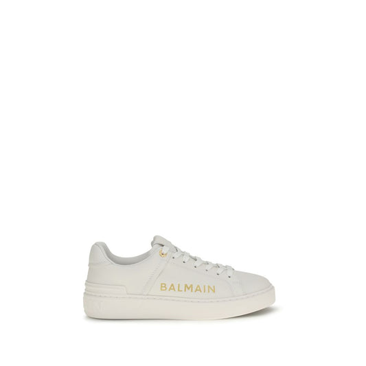Balmain White Calf Leather Bos Taurus Low Top Sneakers 1728,72470364320,Balmain,EU36/US6,EU37/US7,EU38/US8,EU39/US9,EU40/US10,EU41/US11,Low Tops - Sneakers - Shoes,New with tags,Shoes,Sneakers - Shoes,White,Women
