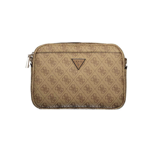 Guess Jeans Beige Polyurethane Women Handbag