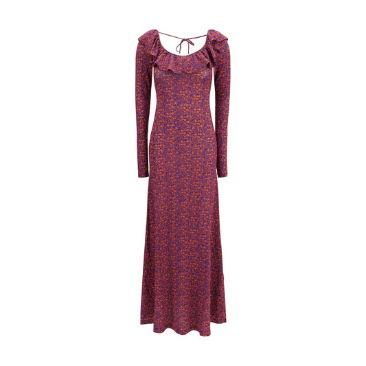 Kristina Ti Multicolor Viscose Casual Dress 1728,72470364320,Casual - Dresses - Clothing,Clothing,Dresses - Clothing,Kristina Ti,Long - Dresses - Clothing,Longsleeve - Dresses - Clothing,M,Multicolor,New with tags,Pattern - Dresses - Clothing,S,Women