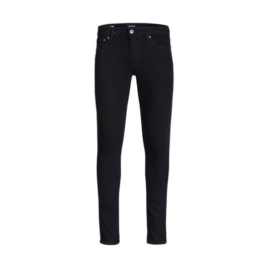 Jack Jones Black Cotton Skinny Jeans 1728,71956299936,Black,Clothing,Jack Jones,Jeans Denim - Clothing,Men,New with tags,Skinny Jeans - Jeans Denim - Clothing,W26 | L30,W27 | L32,W28 | L30,W28 | L32,W29 | L30,W30 | L32,W31 | L34,W32 | L30,W32 | L32