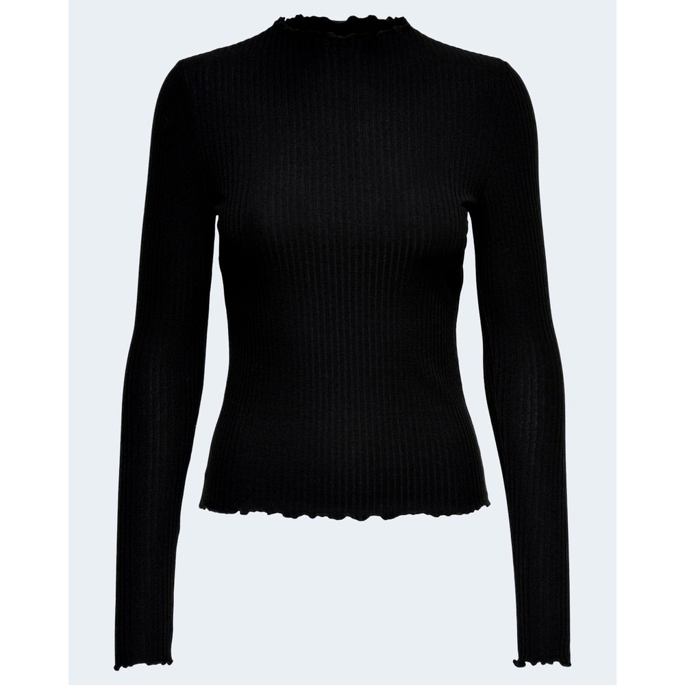 Only Black Polyester Turtleneck 1728,71956299936,Black,Clothing,IT42|M,New with tags,Only,Sweaters - Clothing,Turtlenecks - Sweaters - Clothing,Women,XL