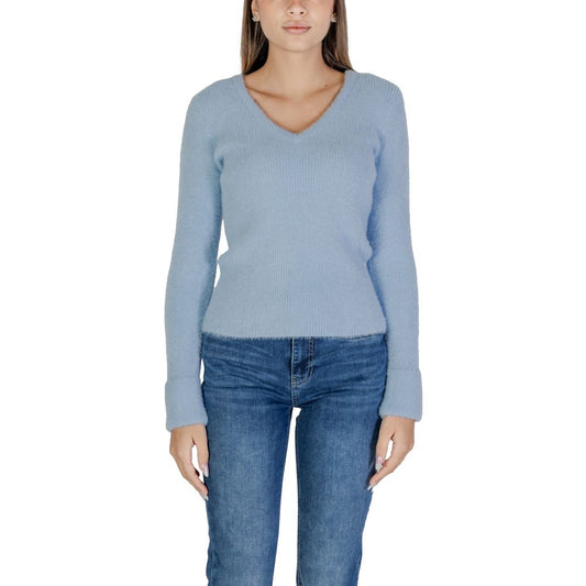 Morgan De Toi Blue Polyamide Sweatshirt 1728,71956299936,Blue,Clothing,IT40|S,Morgan De Toi,New with tags,Sweaters - Clothing,Sweatshirts - Sweaters - Clothing,Women