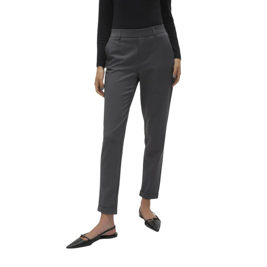 Vero Moda Gray Polyester Casual Pants 1728,71956299936,Casual Pants - Pants - Clothing,Clothing,Gray,New with tags,Pants - Clothing,S/30,Vero Moda,Women,XS/32