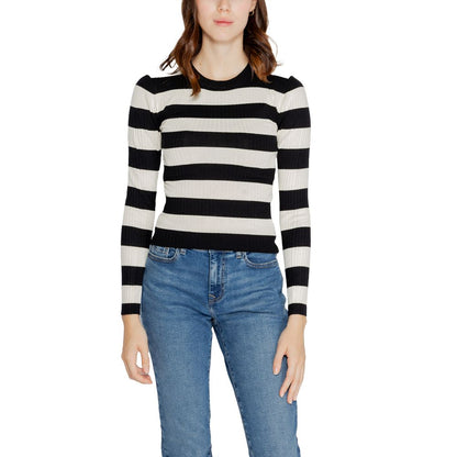 Jacqueline De Yong Black Viscose Shirt
