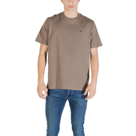 Calvin Klein Jeans Brown Cotton T-Shirt 1728,71956299936,Brown,Calvin Klein Jeans,Clothing,IT52 | XL,IT54 | XXL,Men,New with tags,T-Shirts - Clothing,T-Shirts - T-Shirts - Clothing