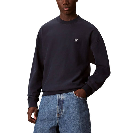 Calvin Klein Jeans Blue Cotton Sweatshirt 1728,71956299936,Blue,Calvin Klein Jeans,Clothing,IT48 | L,IT52 | XL,IT54 | XXL,Men,New with tags,Sportswear - Clothing,Sweatshirt - Sportswear - Clothing