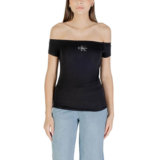 Calvin Klein Jeans Black Cotton T-Shirt 1728,71956299936,Black,Calvin Klein Jeans,Clothing,IT38|XS,IT40|S,IT42|M,IT44|L,New with tags,T-Shirts - Clothing,T-Shirts - T-Shirts - Clothing,Women