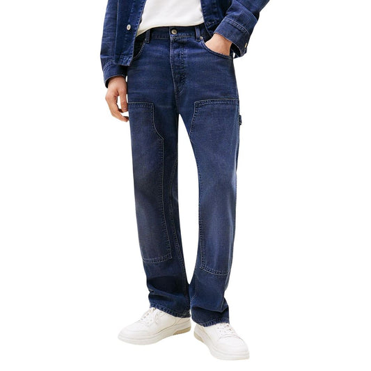 Tommy Hilfiger Jeans Blue Recycled Cotton Relaxed Fit Jeans 1728,71956299936,Blue,Clothing,Jeans Denim - Clothing,Men,New with tags,Relaxed Fit Jeans - Jeans Denim - Clothing,Tommy Hilfiger Jeans,W30 | L32,W32 | L32,W38 | L32