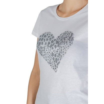 Liu Jo White Cotton T-Shirt