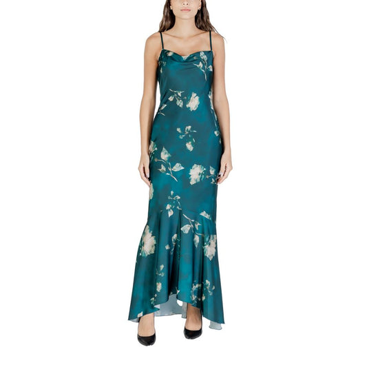 Rinascimento Bicolor Polyester Long Dress 1728,71956299936,Bicolor,Clothing,Dresses - Clothing,IT42|M,Long - Dresses - Clothing,New with tags,Rinascimento,Women