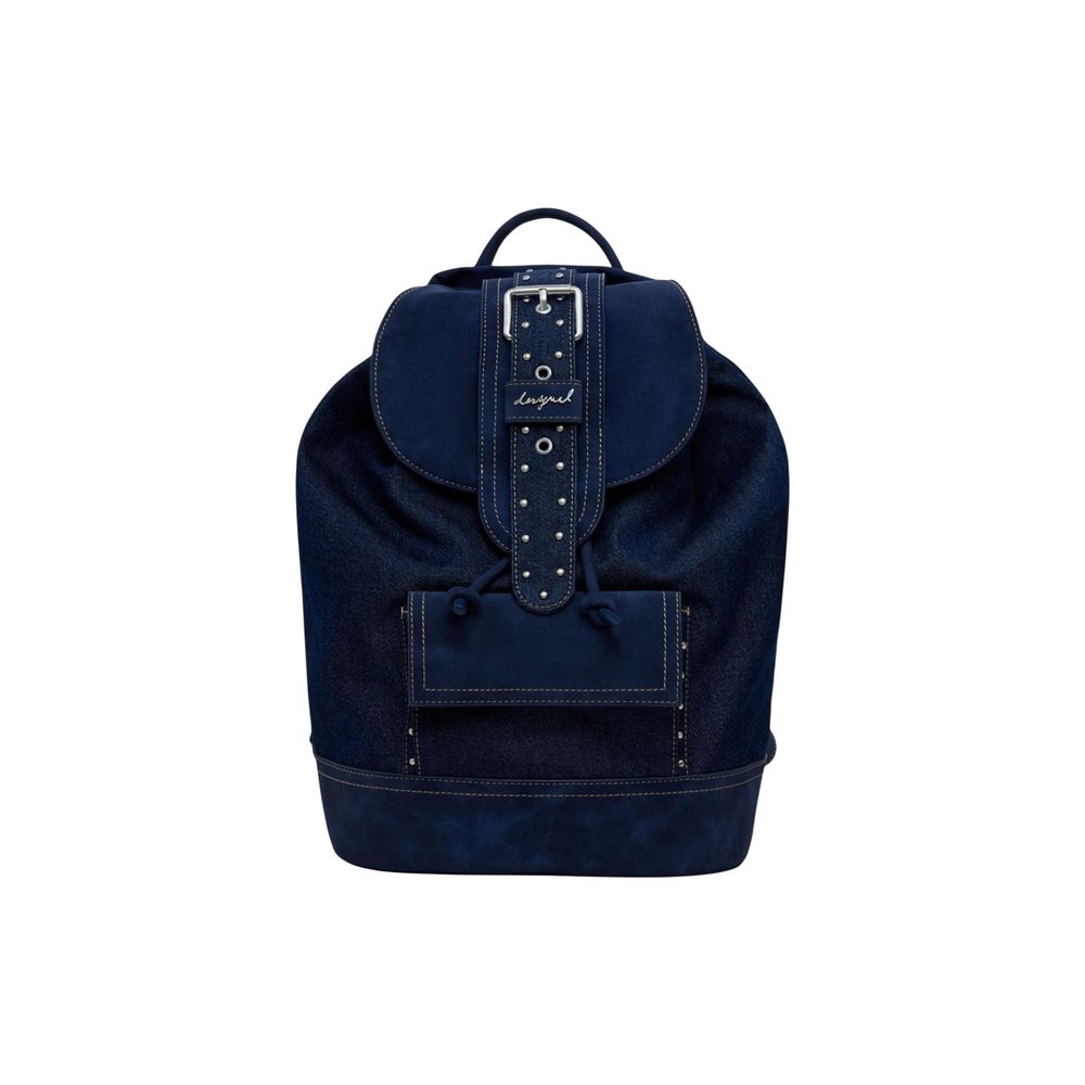 Desigual Blue Polyethylene Backpack 1728,71956299936,Backpacks - Bags,Bags,Blue,Desigual,New with tags,Women