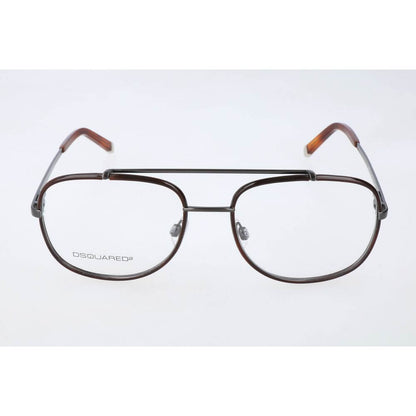 Dsquared² Brown Metal Glasses (Frames) 1728,67434610848,Accessories,Brown,Dsquared²,Glasses (Frames) - Glasses and Sunglasses - Accessories,Glasses and Sunglasses - Accessories,Men,New with tags