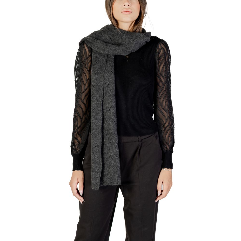 Only Gray Recycled Polyester Scarf 1728,71956299936,Accessories,Gray,New with tags,One Size,Only,Scarves - Accessories,Scarves - Scarves - Accessories,Women