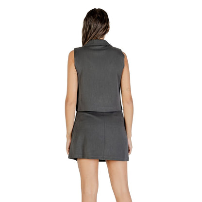 Only Gray Recycled Polyester Waistcoat 1728,71956299936,Clothing,Gray,IT38|XS,New with tags,Only,Suits & Blazers - Clothing,Waistcoats - Suits & Blazers - Clothing,Women