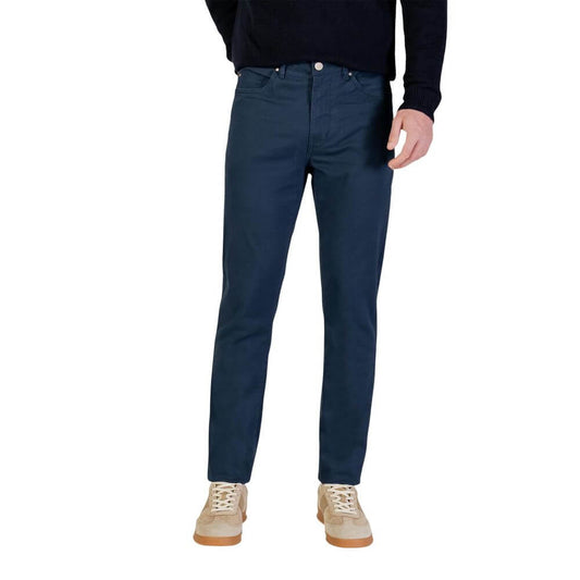 Borghese Blue Cotton Skinny Pants 1728,71956299936,Blue,Borghese,Clothing,IT46 | S,IT48 | M,IT50 | L,Men,New with tags,Pants - Clothing,Skinny Pants - Pants - Clothing