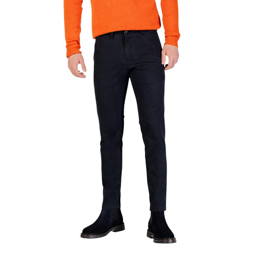 Borghese Blue Cotton Skinny Pants 1728,71956299936,Blue,Borghese,Clothing,IT44 | XS,IT48 | M,IT50 | L,Men,New with tags,Pants - Clothing,Skinny Pants - Pants - Clothing