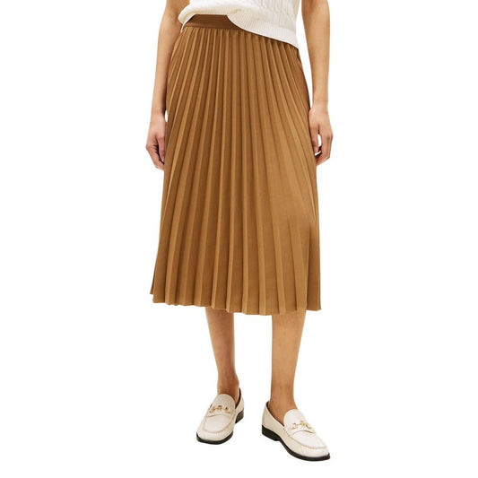 Tommy Hilfiger Brown Recycled Polyester Midi Skirt 1728,34 | XXS,71956299936,Brown,Clothing,Midi - Skirts - Clothing,New with tags,Skirts - Clothing,Tommy Hilfiger,Women