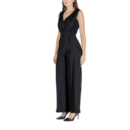 Rinascimento Black Polyester Jumpsuit 1728,71956299936,Black,Clothing,IT38|XS,IT42|M,Jumpsuits - Clothing,Jumpsuits - Jumpsuits - Clothing,New with tags,Rinascimento,Women