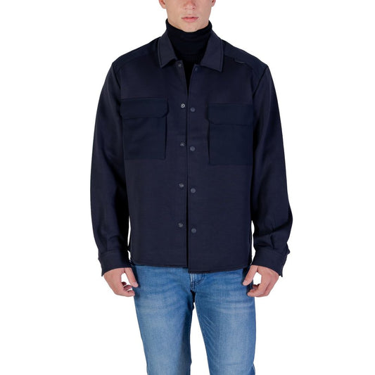 Antony Morato Blue Cotton Shirt 1728,71956299936,Antony Morato,Blue,Clothing,IT52 | XL,Men,New with tags,Shirts - Clothing