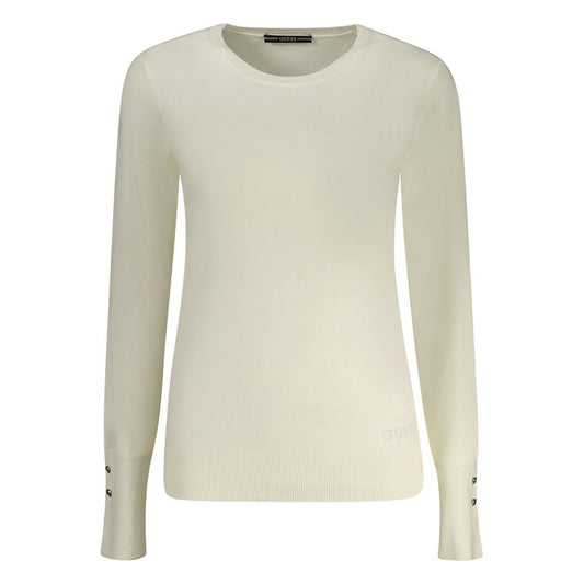 Guess Jeans Bianco Viscosa Women Sweater 1728,67403481248,Clothing,Guess Jeans,L,M,New with tags,S,Sweaters - Clothing,Sweatshirts - Sweaters - Clothing,White,Women